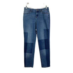 Dressbarn Women's Patterned Denim Jeans